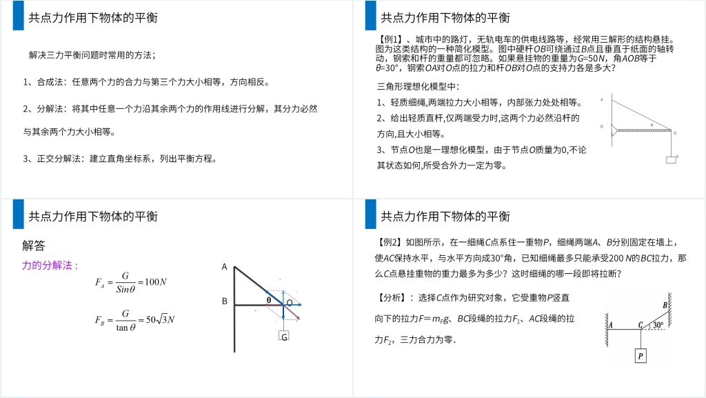 人教版高一物理必修1《用牛顿运动定律解决问题二》PPT课件 人教版高一物理必修1《用牛顿运动定律解决问题二》PPT课件