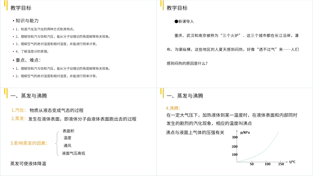 人教版高三物理选修3-3《饱和汽和饱和汽压》教学PPT课件 人教版高三物理选修3-3《饱和汽和饱和汽压》教学PPT课件