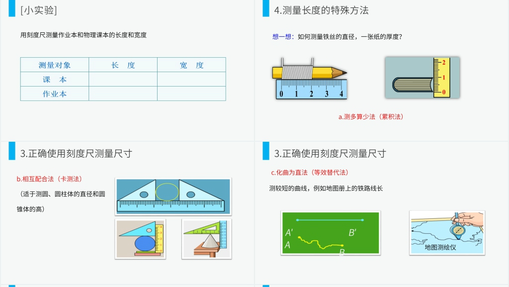 人教版八年级初二物理上册《长度和时间的测量》PPT课件 人教版八年级初二物理上册《长度和时间的测量》PPT课件