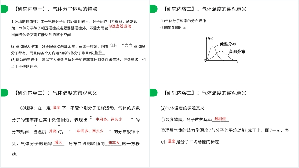 人教版高三物理选修3-3《气体的热现象及三大定律的微观解释》PPT课件 人教版高三物理选修3-3《气体的热现象及三大定律的微观解释》PPT课件