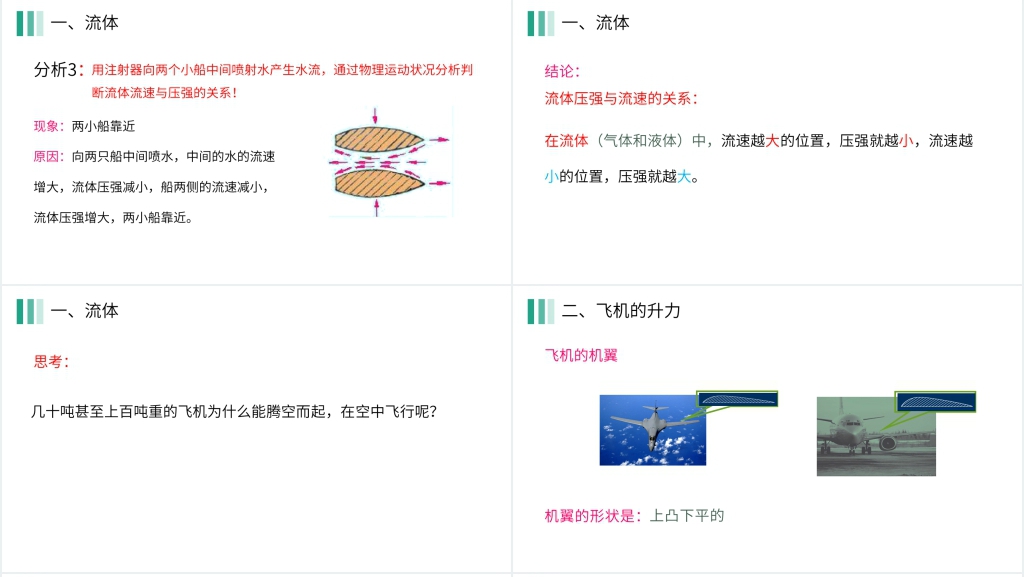 人教版八年级初二物理下册《流体压强与流速的关系》教案PPT课件 人教版八年级初二物理下册《流体压强与流速的关系》教案PPT课件