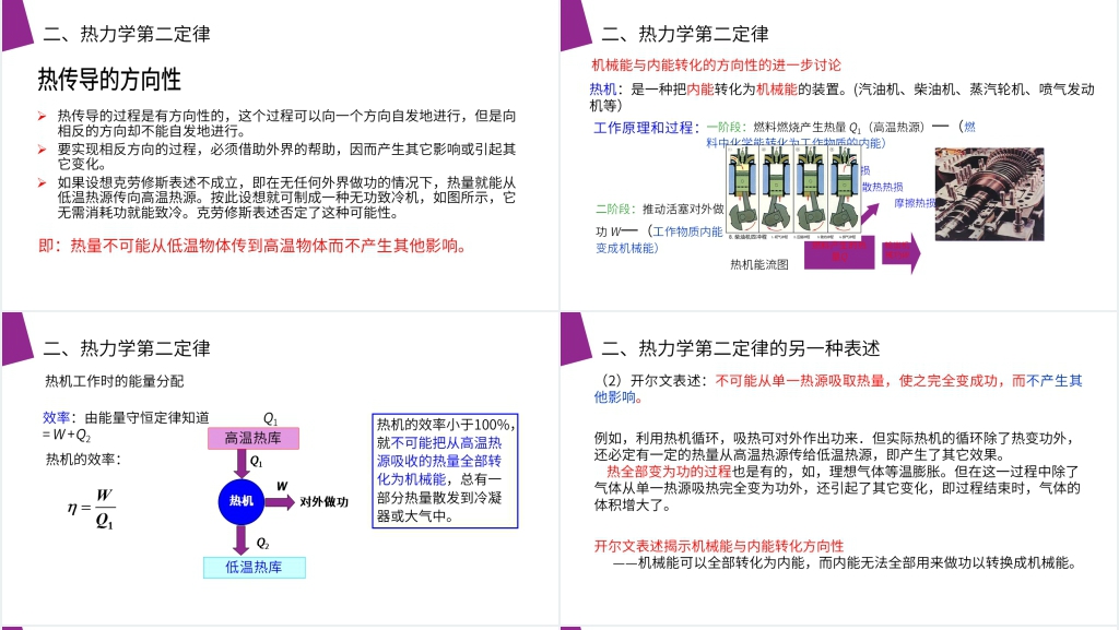 人教版高三物理选修3-3《热力学第二定律》PPT课件 人教版高三物理选修3-3《热力学第二定律》PPT课件
