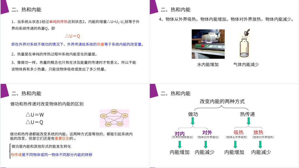 人教版高三物理选修3-3《热和内能》PPT课件 人教版高三物理选修3-3《热和内能》PPT课件