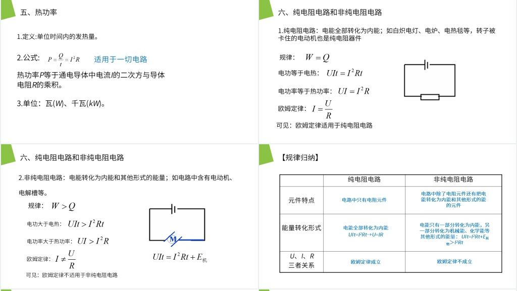 人教版高二物理选修3-1《焦耳定律》PPT课件 人教版高二物理选修3-1《焦耳定律》PPT课件