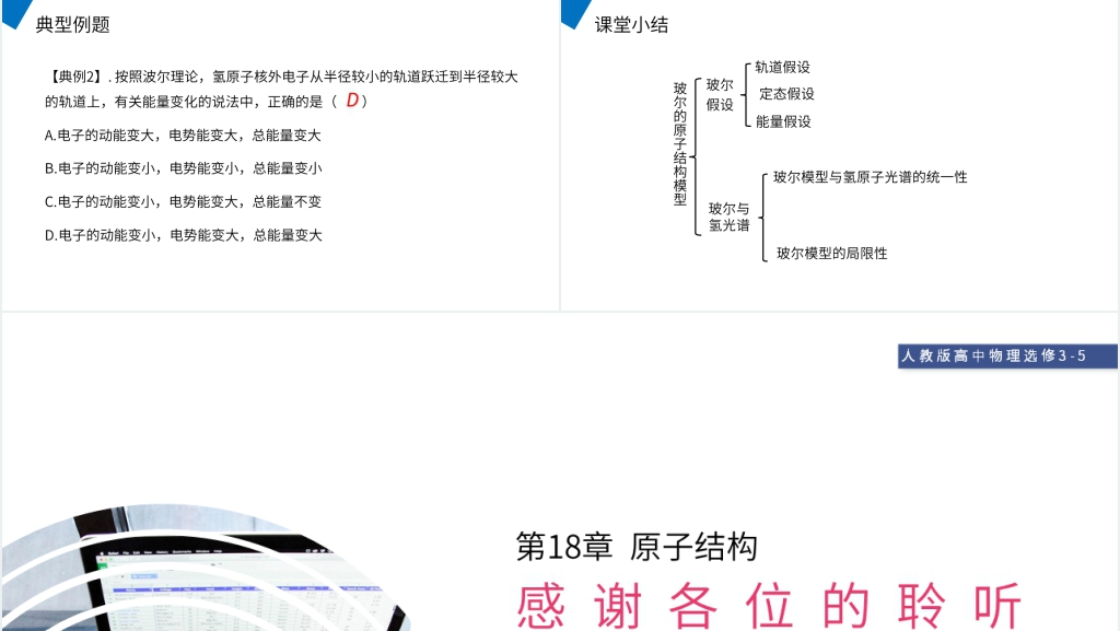 人教版高二物理选修3-5《玻尔的原子模型》PPT课件 人教版高二物理选修3-5《玻尔的原子模型》PPT课件