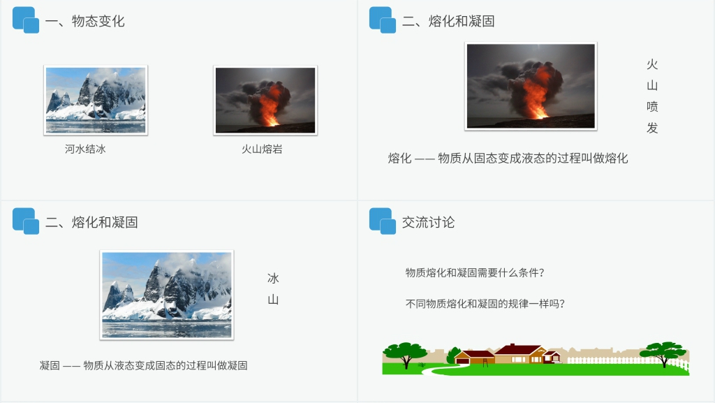 人教版八年级初二物理上册《熔化和凝固》教案PPT课件