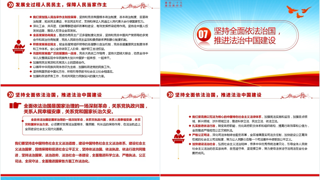 第二十次全国代表大会党的二十大报告PPT党课 第二十次全国代表大会党的二十大报告PPT党课