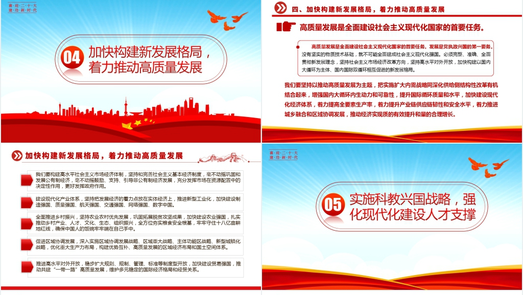 第二十次全国代表大会党的二十大报告PPT党课 第二十次全国代表大会党的二十大报告PPT党课