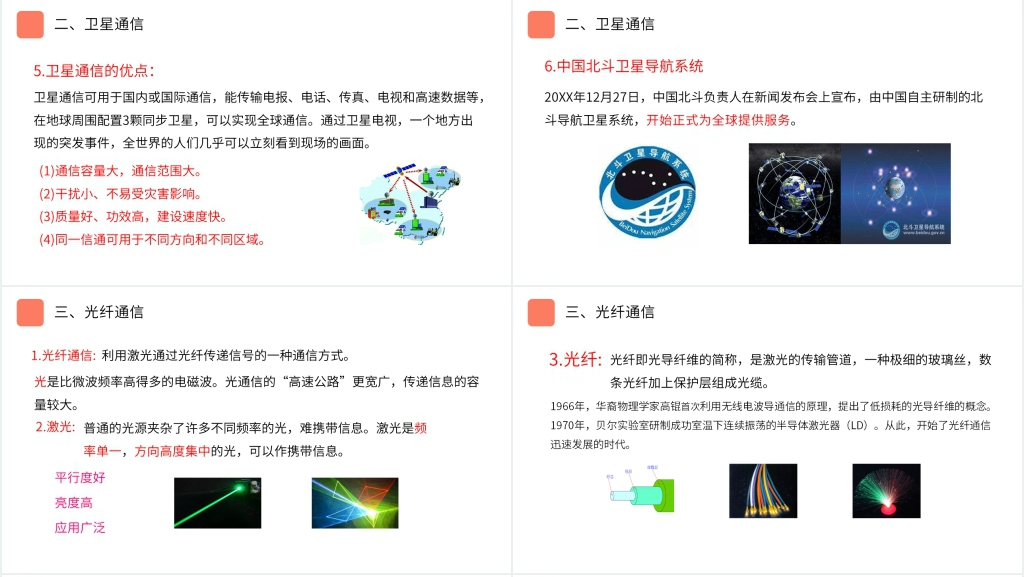 人教版九年级初三物理《信息的传递》PPT课件 人教版九年级初三物理《信息的传递》PPT课件