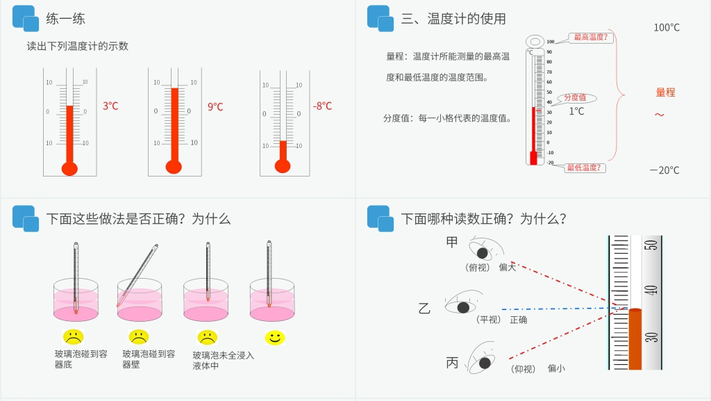 人教版八年级初二物理上册《温度》PPT课件 人教版八年级初二物理上册《温度》PPT课件