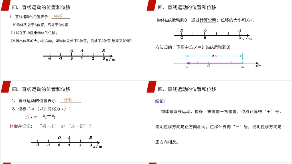 人教版高一物理必修1《时间和位移》PPT课件 人教版高一物理必修1《时间和位移》PPT课件