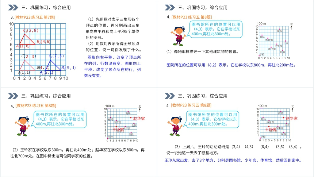人教版小学数学五年级上册《确定位置》PPT课件