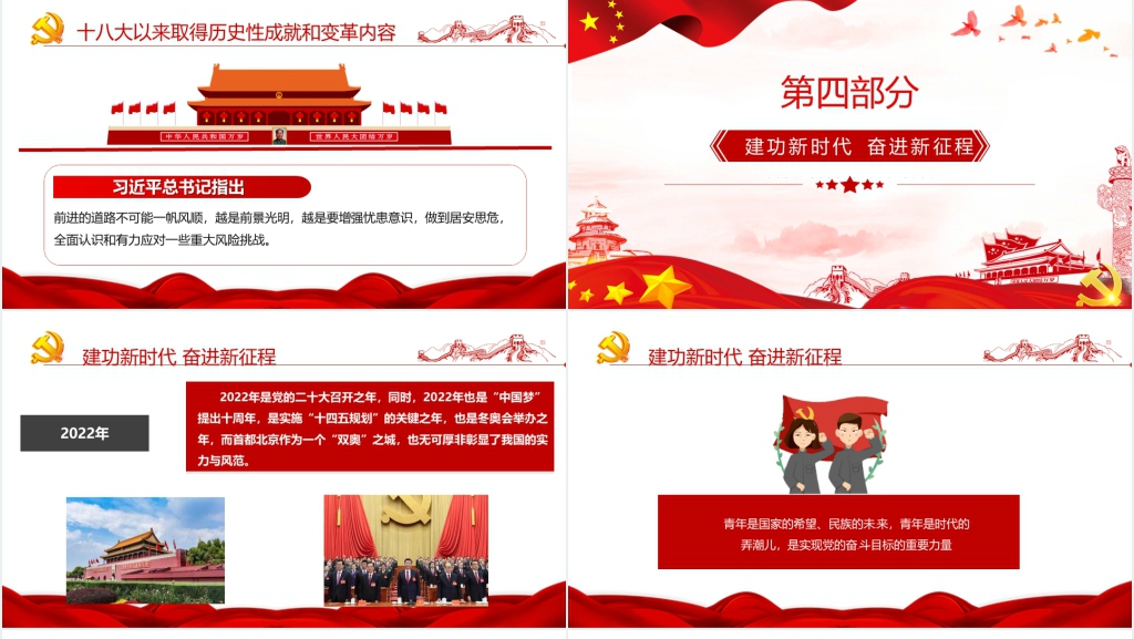 青春献礼二十大强国有我新征程PPT党课 青春献礼二十大强国有我新征程PPT党课