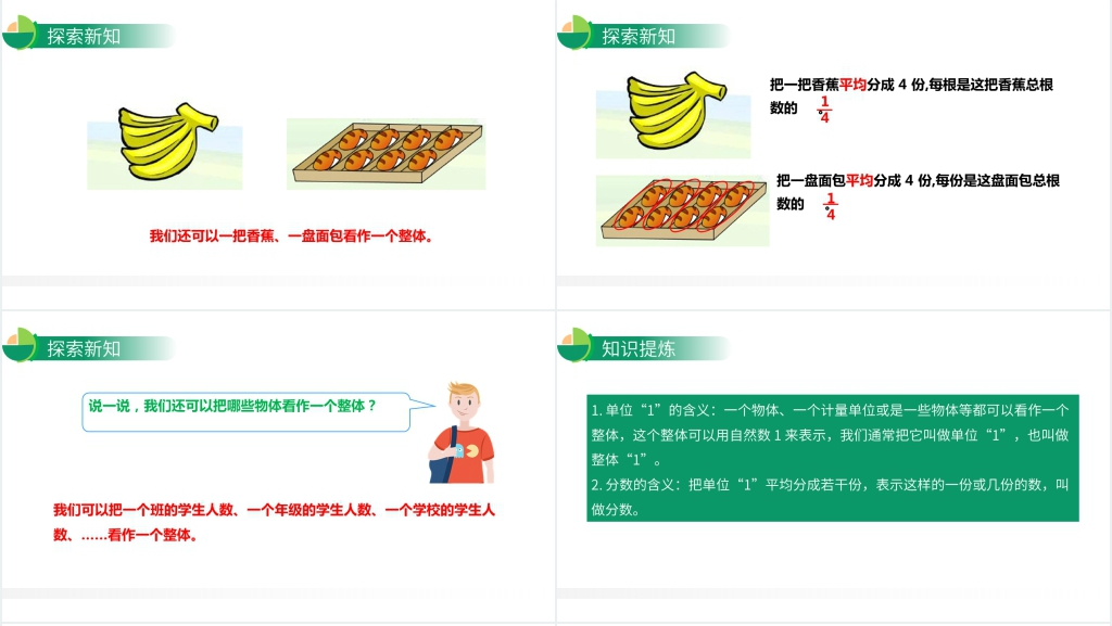 人教版小学五年级下册数学《分数的产生与意义》PPT课件 人教版小学五年级下册数学《分数的产生与意义》PPT课件