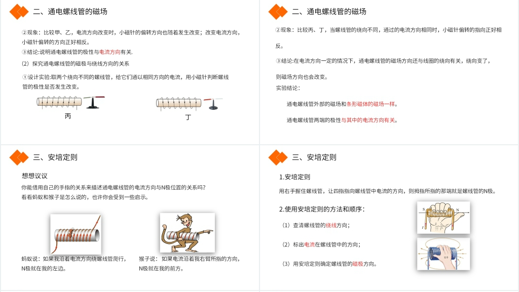 人教版九年级初三物理《电生磁》PPT课件 人教版九年级初三物理《电生磁》PPT课件