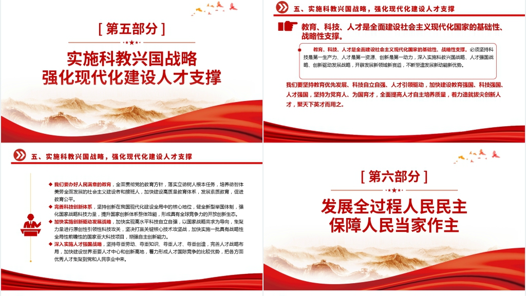 第二十次全国代表大会二十大报告PPT党课 第二十次全国代表大会二十大报告PPT党课