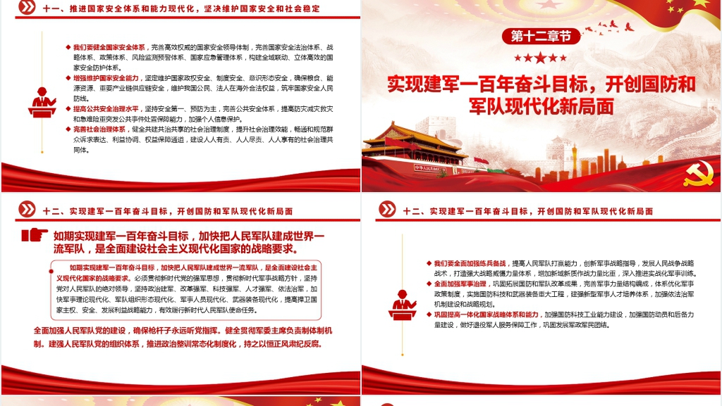 党的二十大报告内容PPT党课 党的二十大报告内容PPT党课