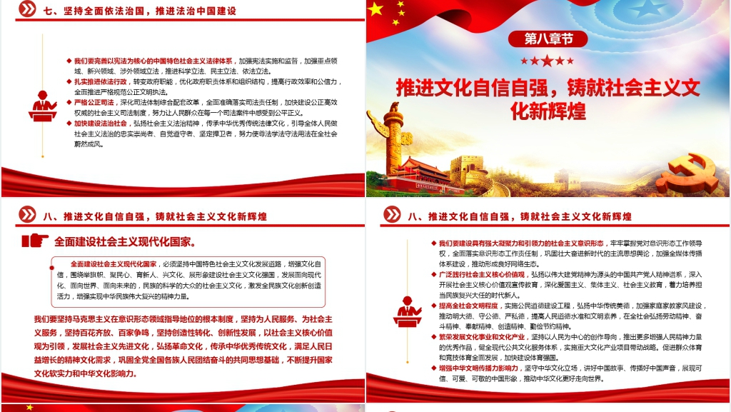 党的二十大报告全文PPT党课 党的二十大报告全文PPT党课