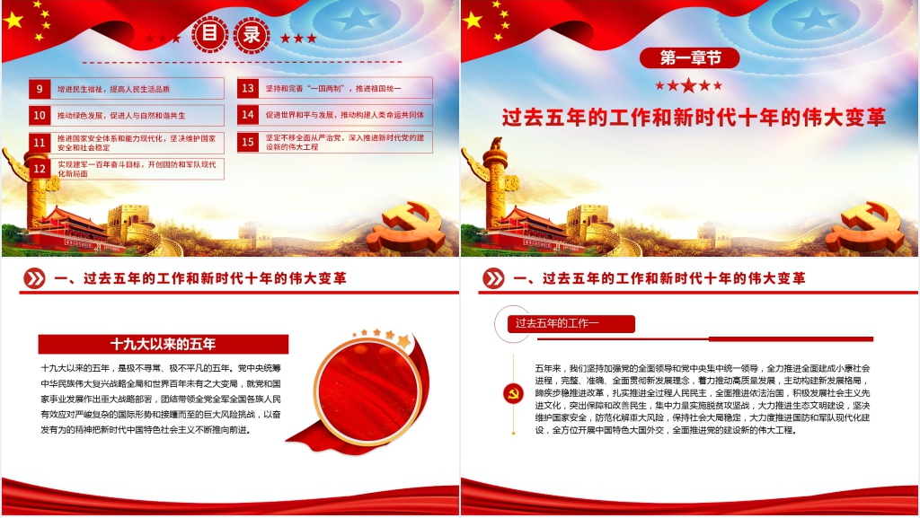 党的二十大报告全文PPT党课 党的二十大报告全文PPT党课