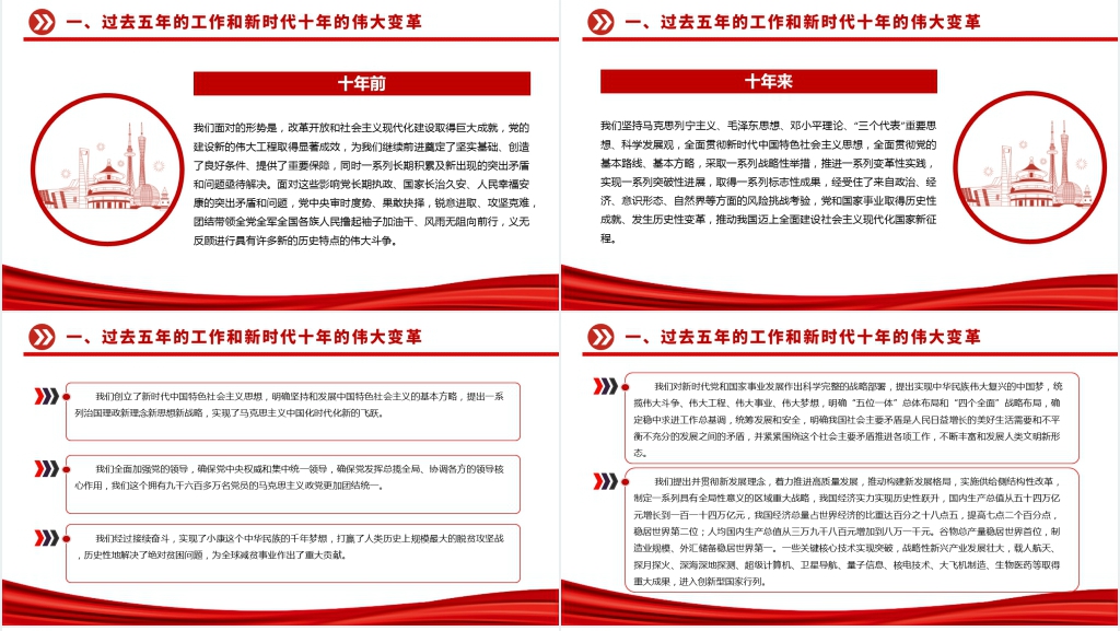 党的二十大报告全文PPT党课 党的二十大报告全文PPT党课