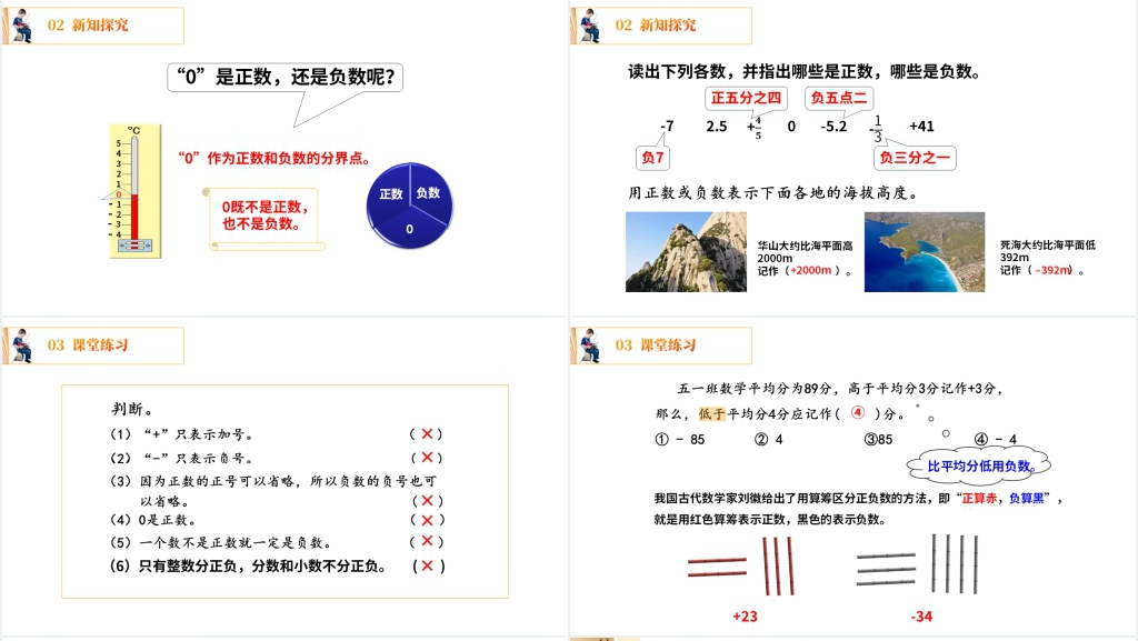 人教版小学六年级下册数学《 负数的认识》PPT课件 人教版小学六年级下册数学《 负数的认识》PPT课件