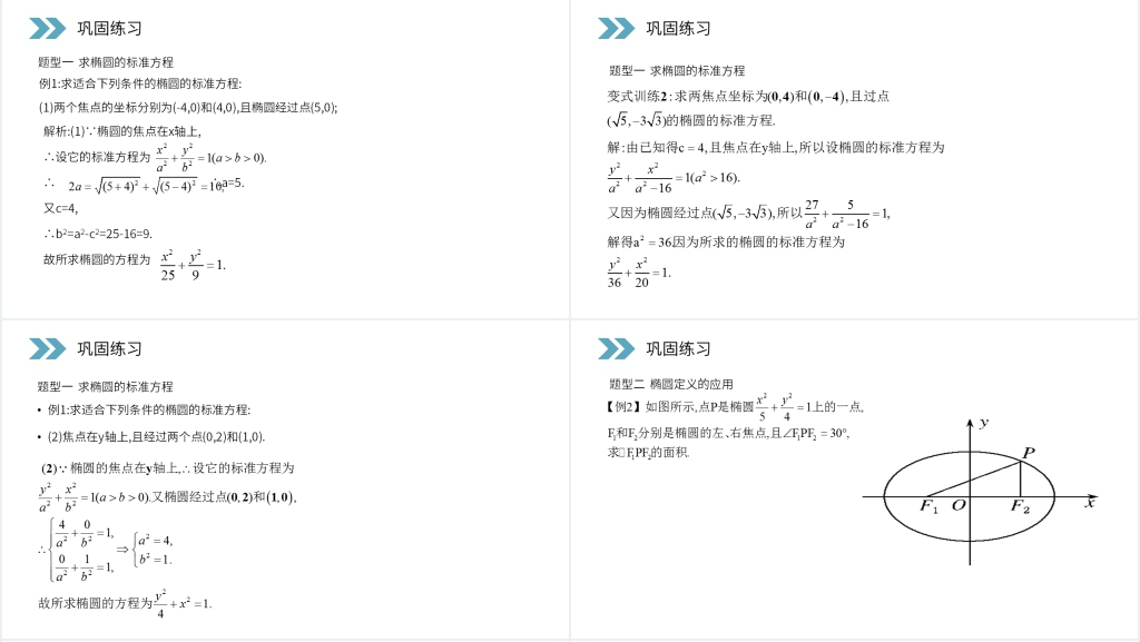 人教版高中数学选修2-1《椭圆及其标准方程》PPT课件 人教版高中数学选修2-1《椭圆及其标准方程》PPT课件