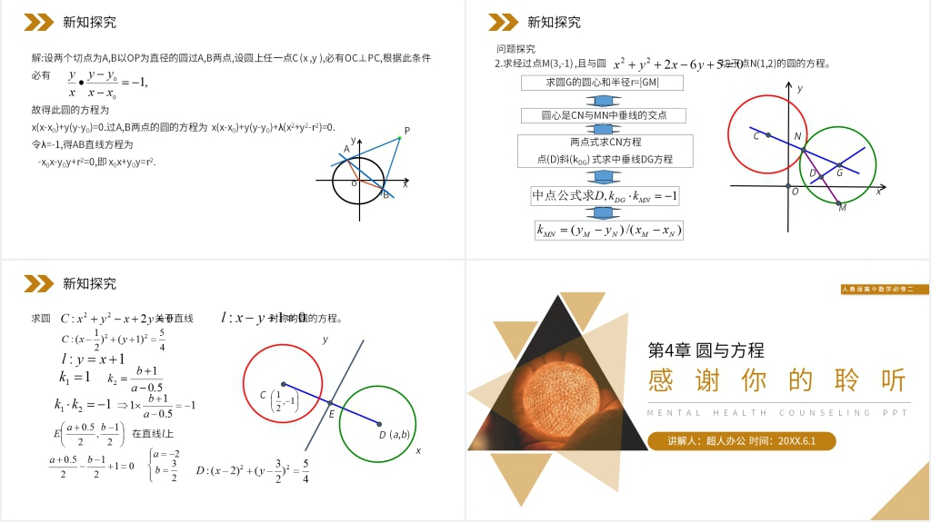 人教版高中数学必修二《直线与圆的方程的应用》PPT课件 人教版高中数学必修二《直线与圆的方程的应用》PPT课件