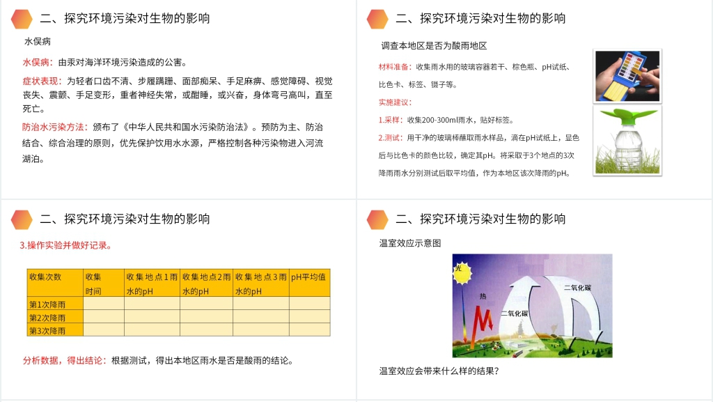 人教版生物七年级初一下册《探究环境污染对生物的影响》PPT课件 人教版生物七年级初一下册《探究环境污染对生物的影响》PPT课件