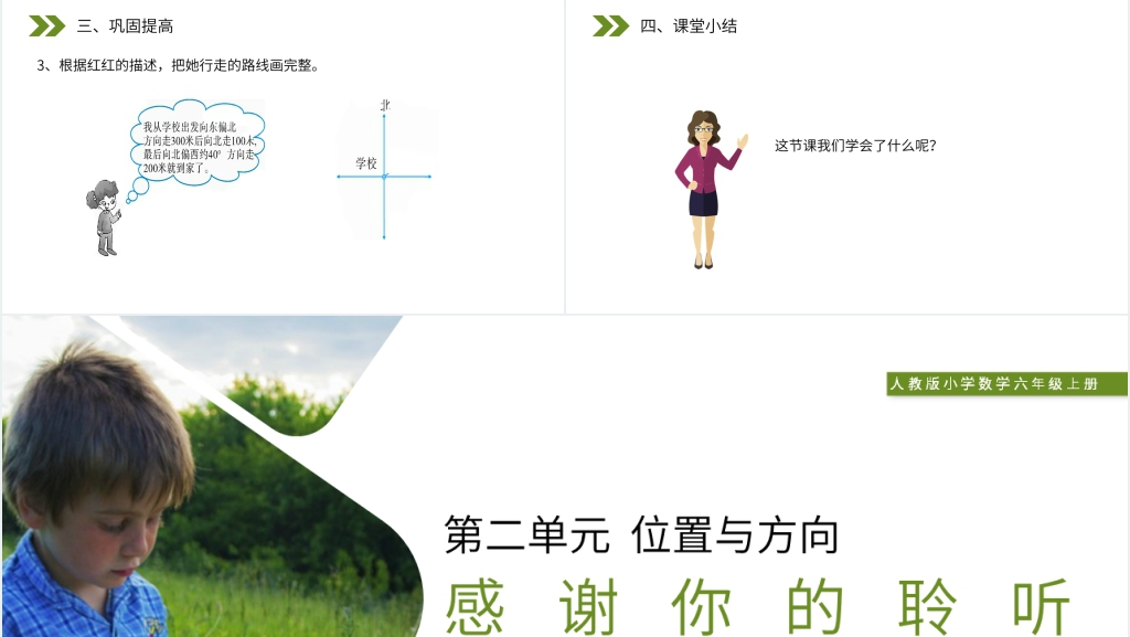 人教版小学六年级上册数学《认识路线图》PPT课件 人教版小学六年级上册数学《认识路线图》PPT课件