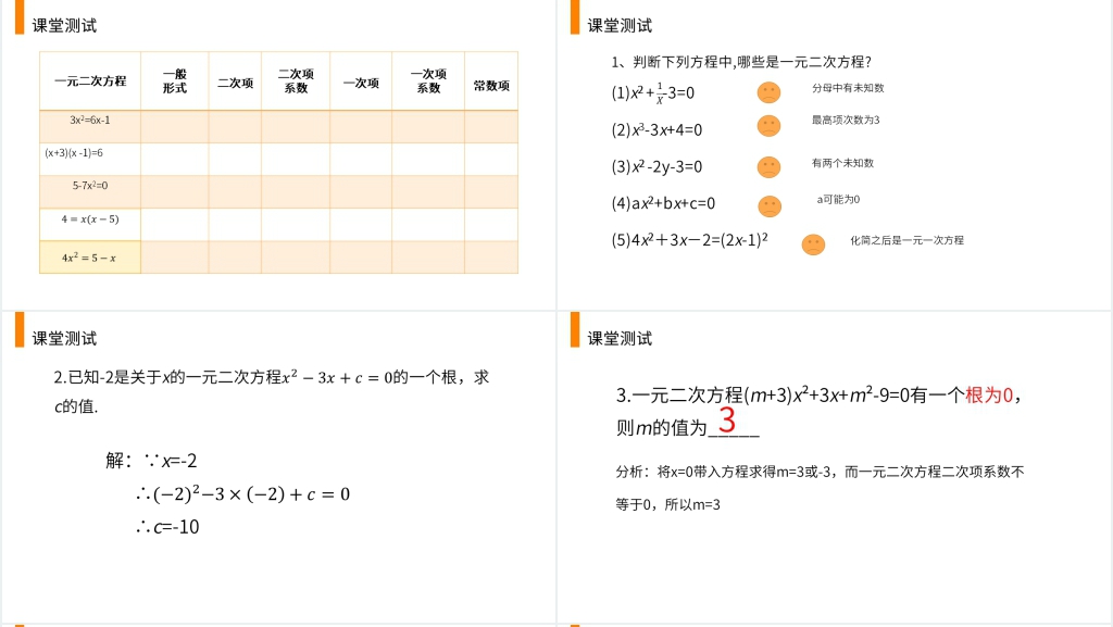九年级初三数学上册《一元二次方程》教案PPT课件 九年级初三数学上册《一元二次方程》教案PPT课件