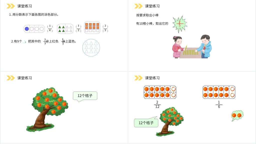 人教版小学数学三年级上册《分数的简单应用》教学PPT课件 人教版小学数学三年级上册《分数的简单应用》教学PPT课件