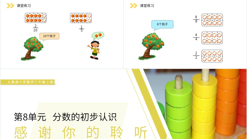 人教版小学数学三年级上册《分数的简单应用》教学PPT课件 人教版小学数学三年级上册《分数的简单应用》教学PPT课件