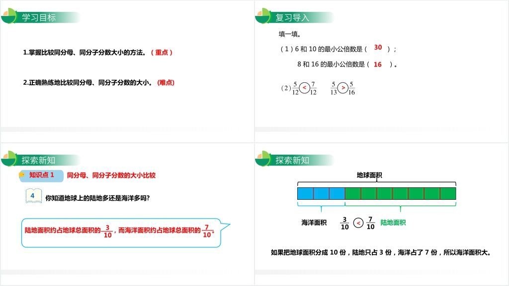 人教版小学数学五年级下册《通分》PPT课件 人教版小学数学五年级下册《通分》PPT课件