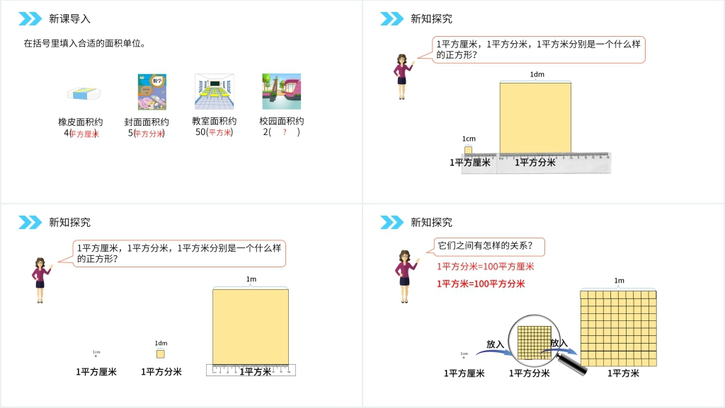 人教版小学数学四年级上册《认识公顷》教学PPT课件 人教版小学数学四年级上册《认识公顷》教学PPT课件