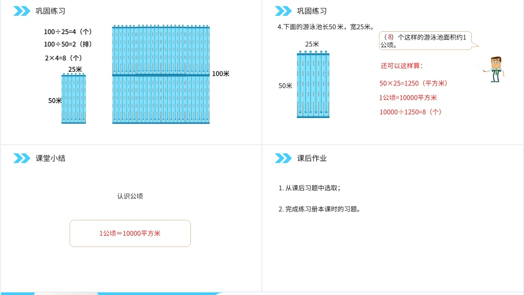 人教版小学数学四年级上册《认识公顷》教学PPT课件 人教版小学数学四年级上册《认识公顷》教学PPT课件