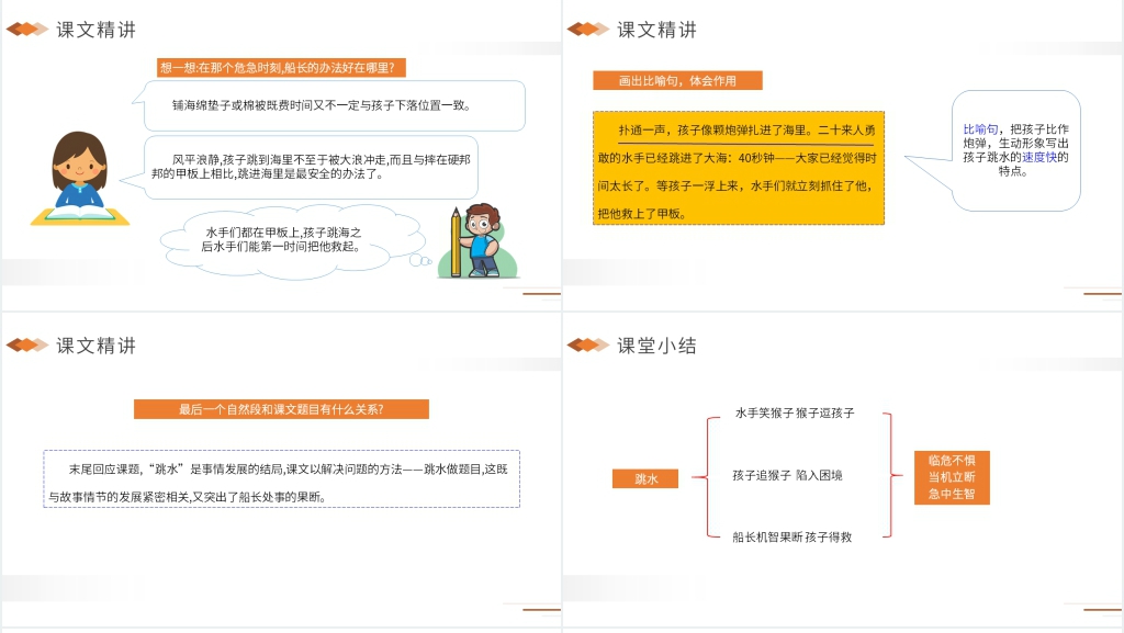 人教版五年级下册语文《跳水》教学PPT课件 人教版五年级下册语文《跳水》教学PPT课件