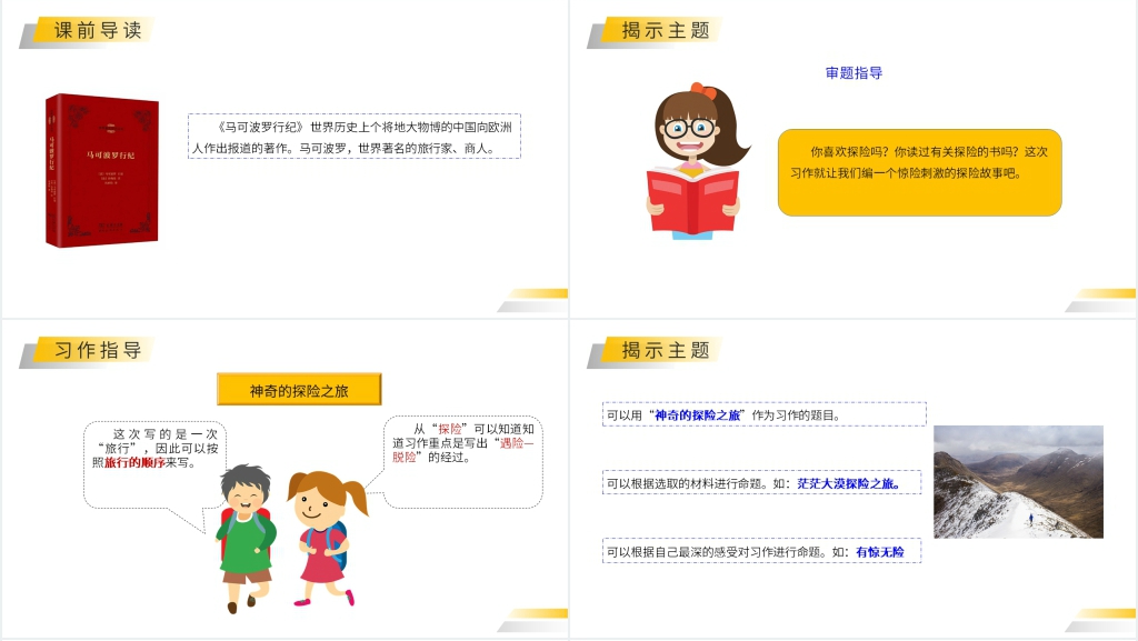 人教版五年级下册语文《神奇的探险之旅》课文教学PPT课件 人教版五年级下册语文《神奇的探险之旅》课文教学PPT课件
