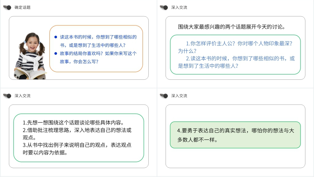 人教版六年级语文下册《口语交际：同读一本书》PPT课件