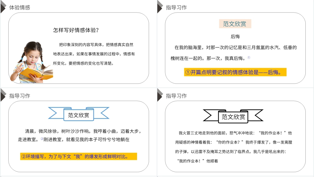 人教版六年级语文下册《习作三:让真情自然流露》PPT课件 人教版六年级语文下册《习作三:让真情自然流露》PPT课件