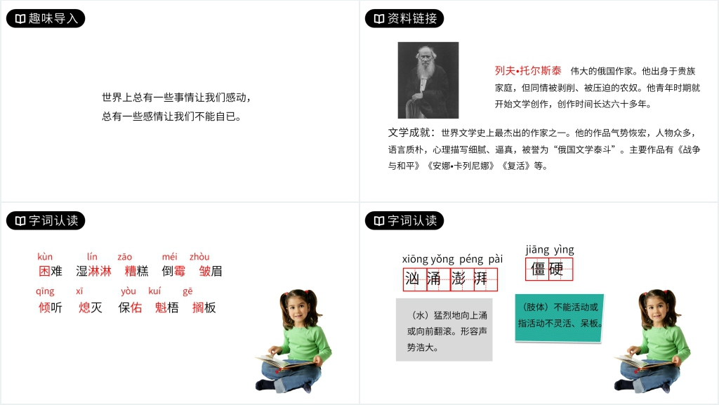 人教版六年级上册语文《穷人》课文教学PPT课件 人教版六年级上册语文《穷人》课文教学PPT课件