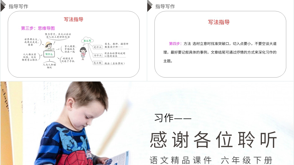 人教版六年级语文下册《习作四：心愿》PPT课件