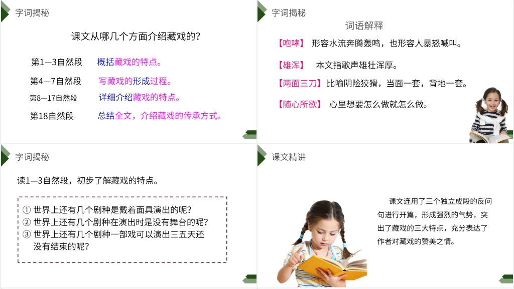 人教版六年级语文下册《藏戏》课文教学PPT课件 人教版六年级语文下册《藏戏》课文教学PPT课件