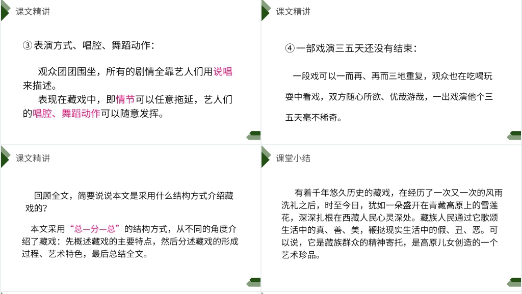 人教版六年级语文下册《藏戏》课文教学PPT课件 人教版六年级语文下册《藏戏》课文教学PPT课件