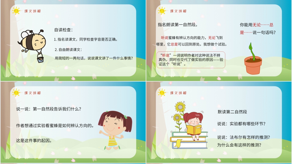 小学语文三年级上册《蜜蜂》教学PPT课件 小学语文三年级上册《蜜蜂》教学PPT课件
