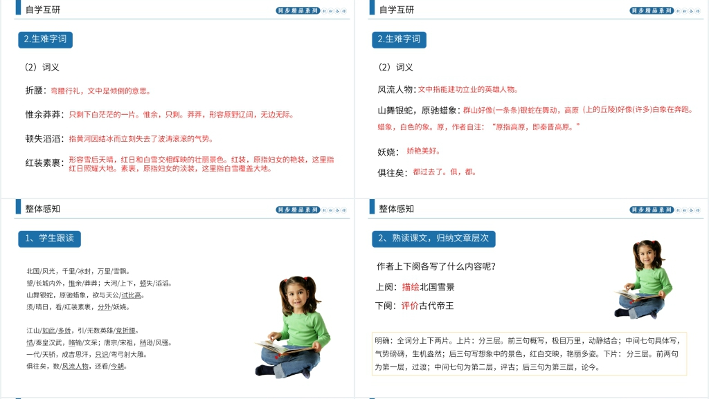 人教版九年级上册语文《沁园春·雪》教案PPT课件 人教版九年级上册语文《沁园春·雪》教案PPT课件