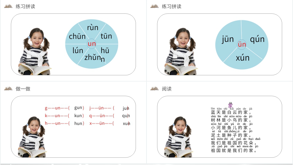 人教版一年级上册语文《汉语拼音12 ɑneninunün》教学PPT课件 人教版一年级上册语文《汉语拼音12 ɑneninunün》教学PPT课件