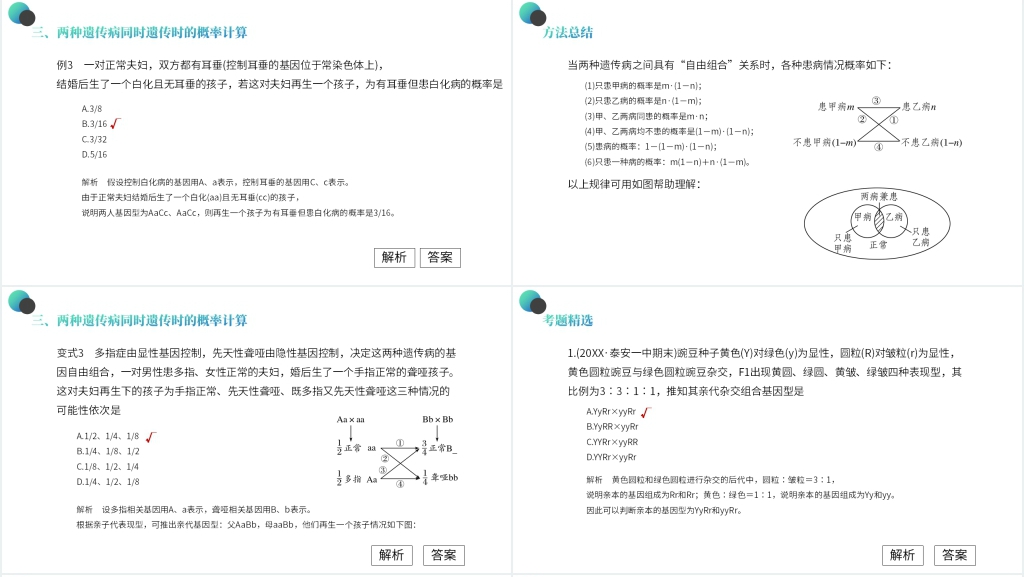 高一下册生物必修二《豌豆杂交实验》PPT课件 高一下册生物必修二《豌豆杂交实验》PPT课件