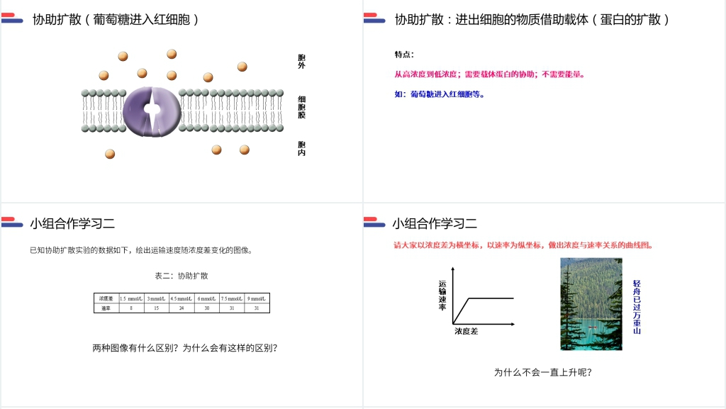 人教版必修高一生物《物质跨膜运输的方式》PPT课件 人教版必修高一生物《物质跨膜运输的方式》PPT课件
