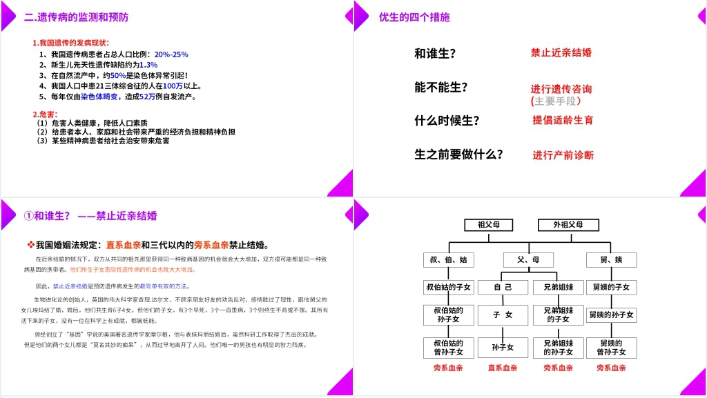 高一下册生物必修二《人类遗传病》PPT课件 高一下册生物必修二《人类遗传病》PPT课件
