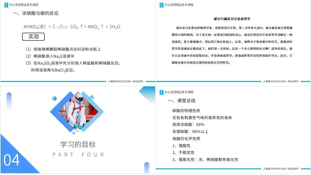 高一必修一《硝酸》PPT课件 高一必修一《硝酸》PPT课件